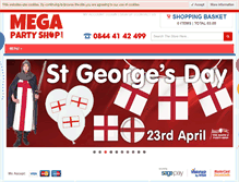 Tablet Screenshot of megapartyshop.com
